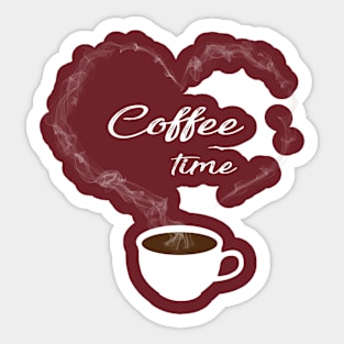 Coffee time Sticker